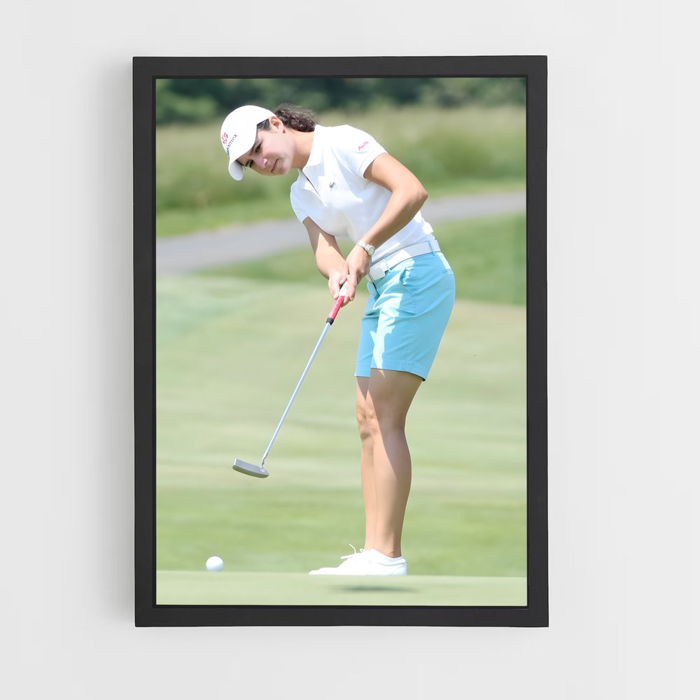 Poster Lorena ochoa parcours – affiche Golf (vue 2)